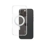 PanzerGlass CARE&trade; by &reg; Dėklas Skaidrus su Sidabriniu Stoveliu ir MagSafe, iPhone 16 Pro Max