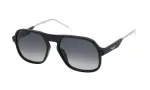 ZADIG & VOLTAIRE moteri&scaron;ki akiniai nuo saulės SZV365-570700 juodi acetatiniai kvadratiniai rėmeliai pilki polikarbonatiniai lę&scaron;iai 57mm