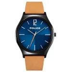 Vyri&scaron;kas laikrodis Police PL15918JSB03 44mm plieninis su odiniu dirželiu juodas