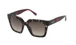 Nina Ricci SNR3185201GQ moteri&scaron;ki akiniai nuo saulės - juodas acetato rėmas su pilkais gradientiniais lę&scaron;iais, 52 mm