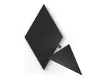 Nanoleaf NL47-0101TW-3PK Ultra Black trikampis i&scaron;plėtimo rinkinys 3 vnt., Wi-Fi, juodas