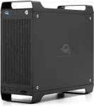 OWC ThunderBay Flex 8 &ndash; 8 vietų saugyklos/doko/PCIe korpusas su 2x Thunderbolt 3 prievadais, SoftRAID XT, juodas