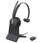Yealink WH64 Hybrid Mono DECT/Bluetooth ausinė su įkrovimo stovu