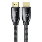 USAMS HDMI 2.1 laidas 3m Ultra HD 8K 48Gbps juodas SJ498HD01
