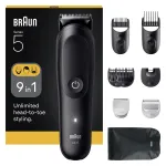 Braun Series 5 AIO5540 All-In-One Style Kit 9 viename plaukų kirpimo prietaisas, plaunamas, juodas