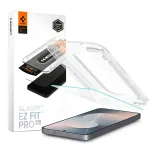Spigen Glas.tR EZ Fit Pro HD Grūdinto stiklo ekrano apsauga, skirta Samsung Galaxy S25 FE - Skaidri (2 vnt.)