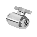 Barrow TLQFS-V1 s s 10mm G1/4 sidabrinis &ndash; rutulinis uždarymo vožtuvas skysčių au&scaron;inimui