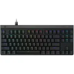 Logitech G G515 TKL 920-013036 žaidimams skirta laidinė klaviatūra, taktilė, su foniniu ap&scaron;vietimu, USB, čekų/slovakų raskladė, juodos spalvos