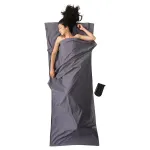 Cocoon CT44 Light Travel Sleeping Bag Liner &ndash; stačiakampis, 220 x 90 cm, 100% medvilnė, dramblio pilka