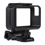 Puluz apsauginis rėmas DJI Osmo Action - juodas PC rėmas su &scaron;alto bato laikikliu ir greito atsegimo užraktu