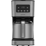 Cecotec Coffee 66 Drop & Thermo Time la&scaron;elinio kavos aparatas, 1,2 l termosas, 950 W, nerūdijantis plienas/juoda