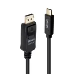 LINDY 1m USB Type C į DisplayPort 4K60 adapterio kabelis su HDR (43500)