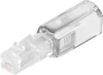 SHIVERPEAKS Helos Untangler Twist-Stop telefono laido suktuko stabilizatorius, plonas, baltas permatomas, laisvas (71216-W)