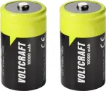 VOLTCRAFT Mono (D) NiMH akumuliatorius 10000 mAh 1.2 V, paruo&scaron;tas naudoti, 2 vnt. VC-17275505