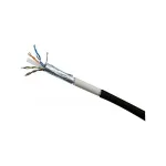 EXERTIS CONNECT Cat.6 F/UTP lauko tinklo kabelis, 15 m, juodas 845045