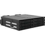 Icy Dock ToughArmor MB118VP-B - Speichergeh&auml;use - 6 x U.2/U.3 NVMe SSD, Mobile Rack f&uuml;r 5,25 Schacht, mit SlimSAS SFF-8654 8i - 2.5 (6.4 cm)