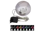 EUROPALMS LED Snowball 15cm, Purple 83501248