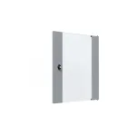 EFB Elektronik stiklinės durelės X-Rack sieniniam korpusui 15U, pilkos RAL7035, 3/3 WGX-TUR15GR.G