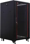 IT-BUDGET 19 inch tinklo spintos SRK - 18U - 600x800 mm - stiklo/plieno durelės - i&scaron;ardoma - juoda (90ITB19SRK1868GSN)