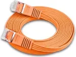 Wirewin Triotronik 0,15 m Cat6 U/FTP tinklo kabelis, RJ-45 &ndash; RJ-45, oranžinis PKW-STP-SLIM-KAT6 0.15 OR