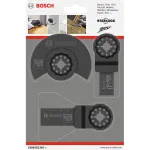 Bosch 2 608 662 343 Starlock medienos pagrindinis komplektas, 3 dalių, daugiafunkcių įrankių a&scaron;menys