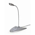 Gembird MIC-DU-01 sidabrinis mikrofonas