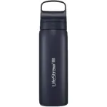 LifeStraw Go 2.0 nerūdijančio plieno vandens filtravimo butelis, 532 ml (18 oz)