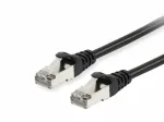 Patch kabelis Equip Cat.6A S/FTP RJ-45 25m Juodas