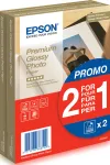 Epson Premium Glossy Photo Popierius - 10x15cm - 2x 40 Lapų