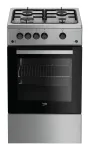 Beko FSG52020FX Laisvai pastatoma dujinė viryklė, Nerūdijantis plienas
