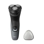 Philips Shaver 1000 Series S1142/00 elektrinis skustuvas, sukamasis, juodas, pilkas, PowerCut a&scaron;menų sistema, SH30, 2 metai, baterija