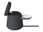 Belaidis įkroviklis Belkin WIZ027VFH36 2‑in‑1 magnetinis Qi2 15W, skirtas iPhone ir Apple Watch