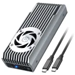 GrauGear externes Geh&auml;use M.2 NVMe mit L&uuml;fter 20Gbit - Laufwerks-Geh&auml;use - Geh&auml;use (G-M206-20G-F)