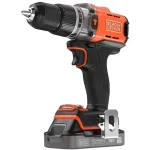 Akumuliatorinis smūginis gręžtuvas Black & Decker BCD383D1XC 18 V, komplektas su 2 Ah akumuliatoriumi