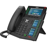 Fanvil X6U V2 IP telefonas, 20 linijų, 4,3 colio LCD, Gigabit Ethernet, PoE, USB, juodas