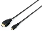 HDMI kabelis Equip HDMI 1.4 į Micro HDMI 1 m