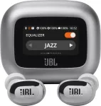 JBL Live Buds 3 belaidės ausinės, sidabrinės