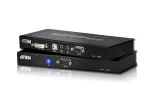 ATEN CE600 USB DVI KVM plėtiklis su garsu ir RS-232, Single Link, vietinis ir nuotolinis blokas, iki 60 m Cat5e kabeliu