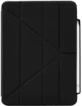 Pipetto Origami No3 Pencil Shield Case Black, skirta Apple iPad 10,2 colių 7 kartos (2022)