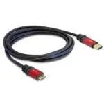 DeLOCK 82761 Premium USB 3.0 kabelis, USB-A (M) į Micro-B (M), 2 m, juodas