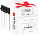 Kroviklis Skross 1.302332 patalpoms AC 100-250V 20V 1x USB Type-C baltas