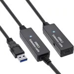 InLine USB 3.2 Gen.1 aktyvus ilgintuvas, USB-A ki&scaron;tukas į USB-C lizdą, 10 m