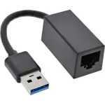 InLine USB 3.2 Gigabit Ethernet tinklo adapterio laidas, USB-A