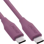 InLine 35895P USB kabelis USB 2.0 0,5 m USB-C violetinis
