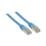 Good Connections RNS komutacinis kabelis su fiksatoriaus apsauga, Cat.6 S/FTP PiMF, 0,5 m, mėlynas 8060-005B