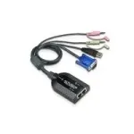 ATEN KA7178 dvigubas USB-VGA KVM adapterinis kabelis su garsu ir virtualios laikmenos palaikymu (skirtas KM0932)