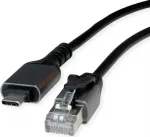 VALUE Konverterkabel USB3.2 Typ C - RJ45 Gigabit Eth. FTP ST/ST 1.5m - Digital/Daten - Netzwerk (12.99.1166)
