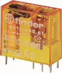Finder Relė ki&scaron;tukinė / PCB 1 perjungiamasis kontaktas 16A ritė 230V AC (406182301000)