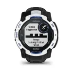 I&scaron;manusis laikrodis GARMIN Instinct 3 3,05 cm (1,2 colio) AMOLED 45 mm 390x390 px liečiamas ekranas Juodas Baltas GPS 4 GB 53 g Silikoninis dirželis