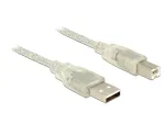 USB kabelis DeLOCK 83893 USB 2.0 1,5 m USB A USB B per&scaron;viečiamas